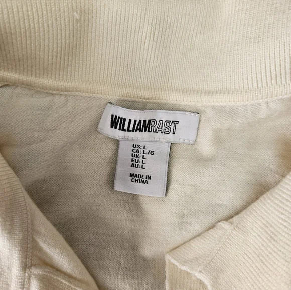 William Rast Cream Knit Sweater - Picture 2 of 7